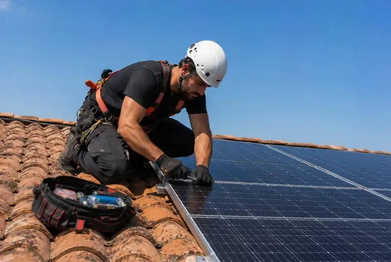 Maintenance et monitoring de panneaux solaires à Saint-Germain-au-Mont-d'Or