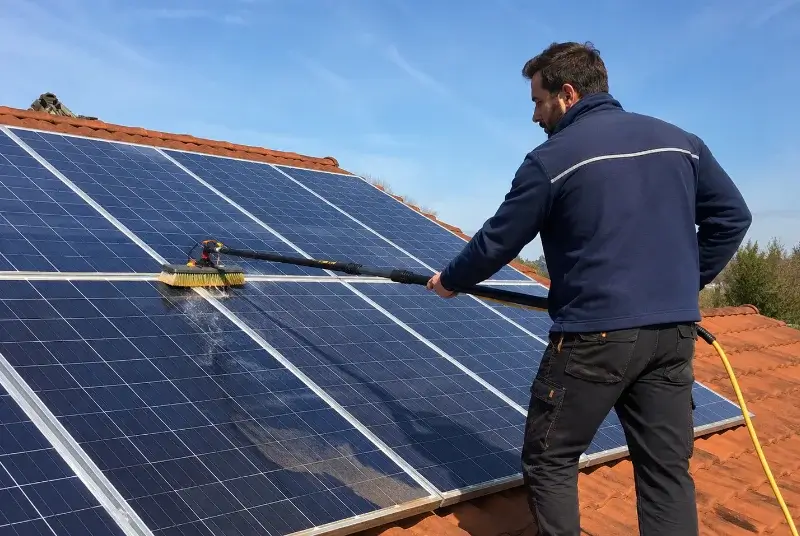 Nettoyage et entretien de panneaux solaires à Saint-Germain-au-Mont-d'Or