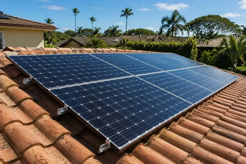 Installation de panneaux solaires à Saint-Germain-au-Mont-d'Or